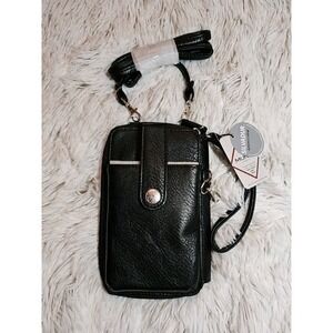 Mundi Crossbody Black Phone Case Wallet-New With Tag
